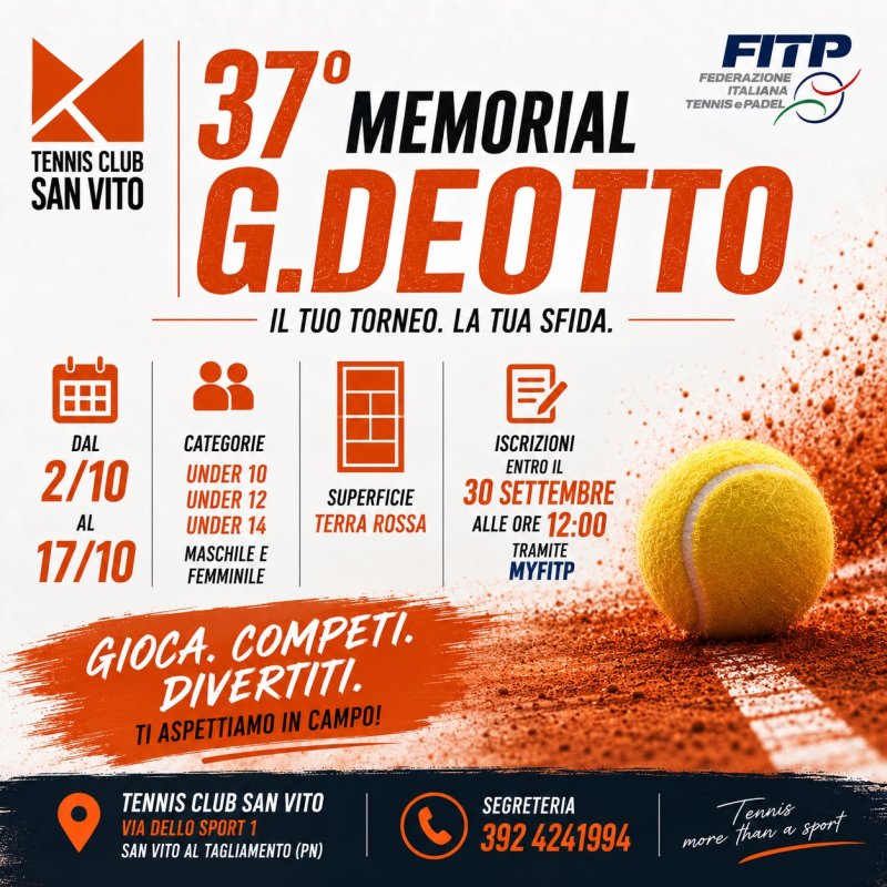 37° Memorial G. Deotto