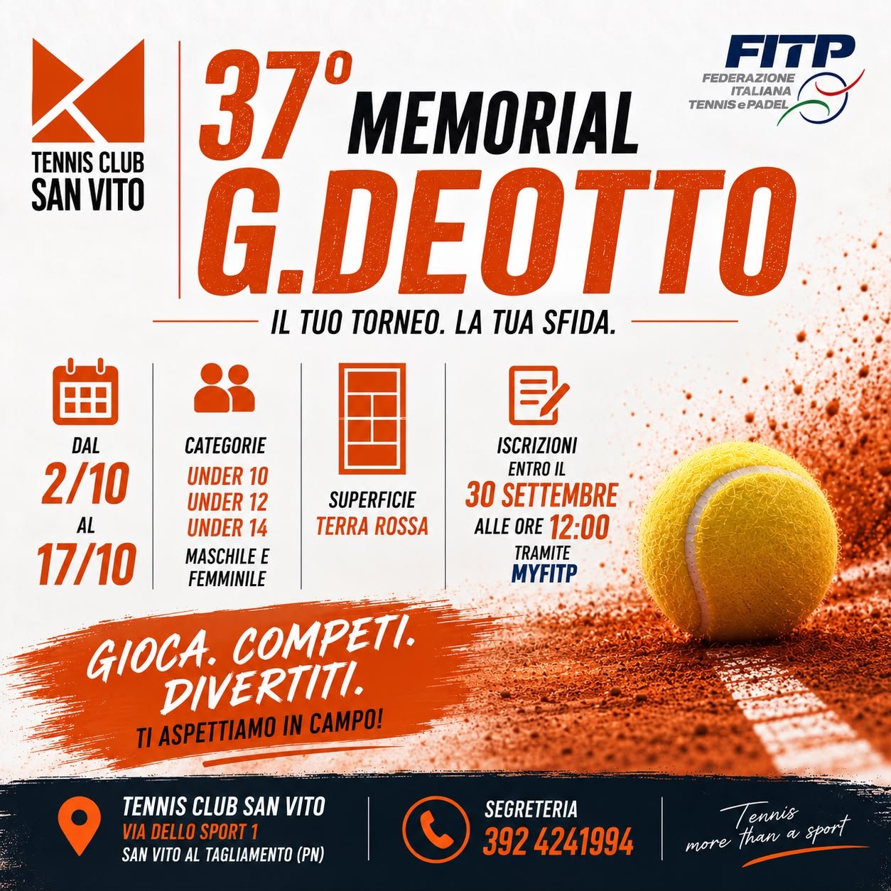 37° Memorial G. Deotto