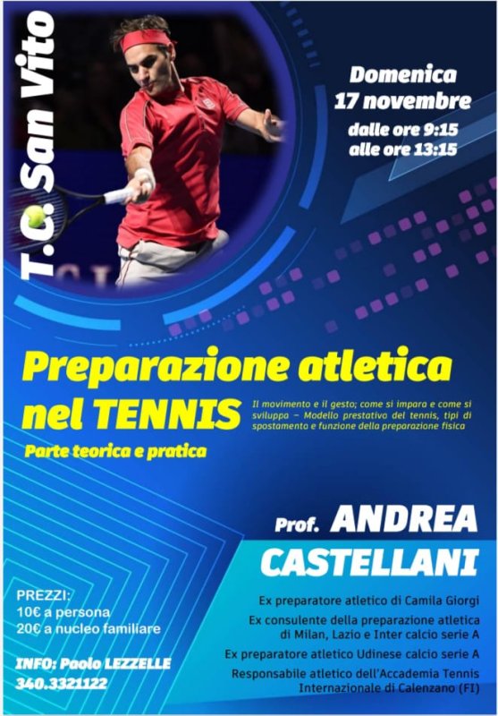 Preparazione atletica nel TENNIS