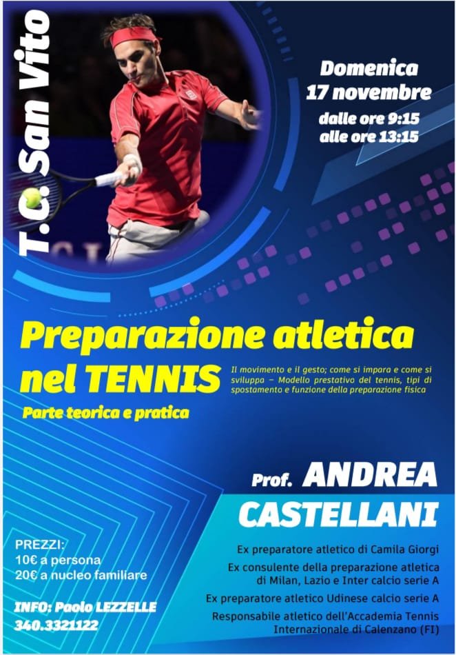 Preparazione atletica nel TENNIS